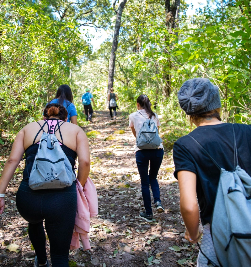caminata al aire libre