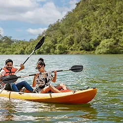 Diversión en el lago