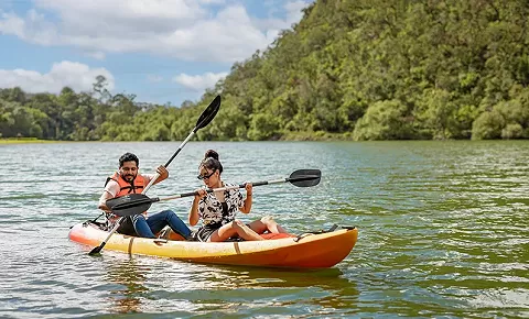 Diversión en el lago
