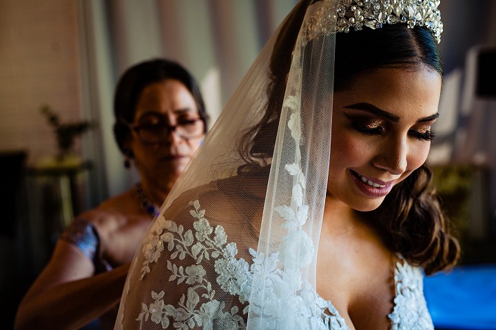 preparación de la novia